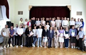 Партийцы Воскресенска поздравили строителей с профессиональным праздником