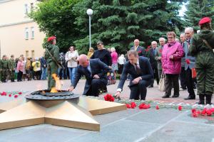 В Воскресенске прошел митинг, посвященный Дню памяти и скорби