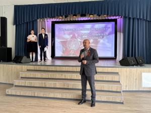 В лицее Воскресенска прошёл праздничный концерт «Поклонимся великим тем годам»