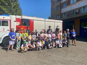 Воскресенские партийцы организовали для детей экскурсию в пожарную часть 