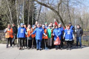 Воскресенские партийцы приняли участие в областном субботнике