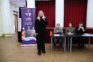 5 февраля во Дворце культуры «Цементник» прошел V этап чемпионата по спортивной версии игры «Что? Где? Когда?» среди школьников