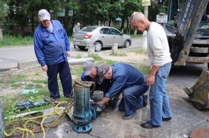 В Воскресенске ведутся работы по восстановлению канализационного коллектора