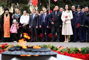 Единая Россия Воскресенска приняла участие в памятном мероприятии в честь Дня Победы