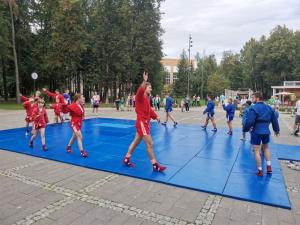 Открытая тренировка «Самбо в парках» прошла в Воскресенске 