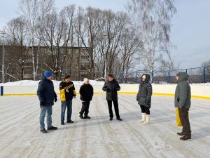 В Воскресенске открывают каток для жителей микрорайона Лопатинский