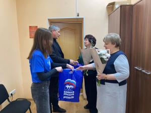 Воскресенские партийцы поздравили ветеранов ОВД