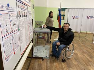 Алексей Кузнецов отдал свой голос на выборах Президента Российской Федерации 